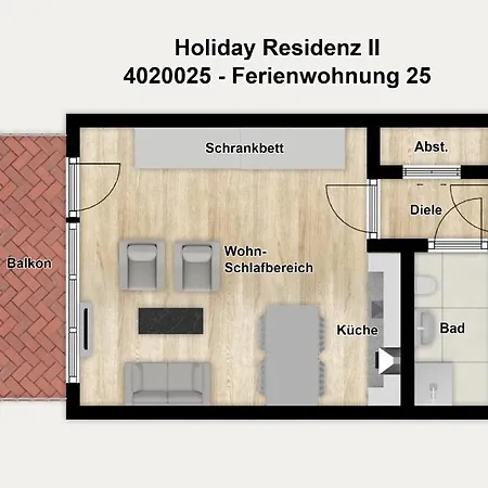 Appartamento Residenz Ii 25 Borkum